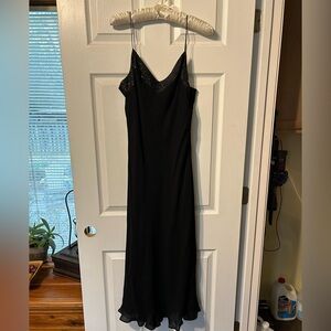 Anne Klein Black Strapless Dress